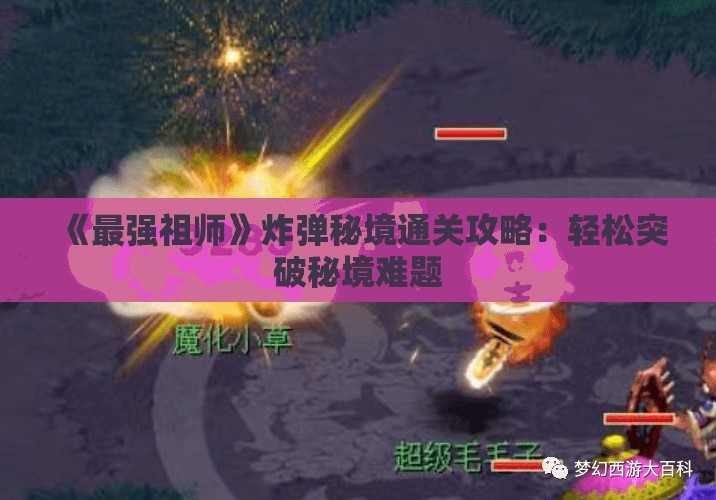 《最强祖师》炸弹秘境通关攻略：轻松突破秘境难题